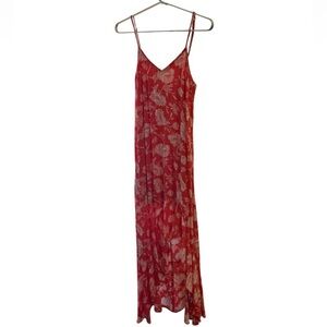 Buckle Coral Floral Maxi Dress Small